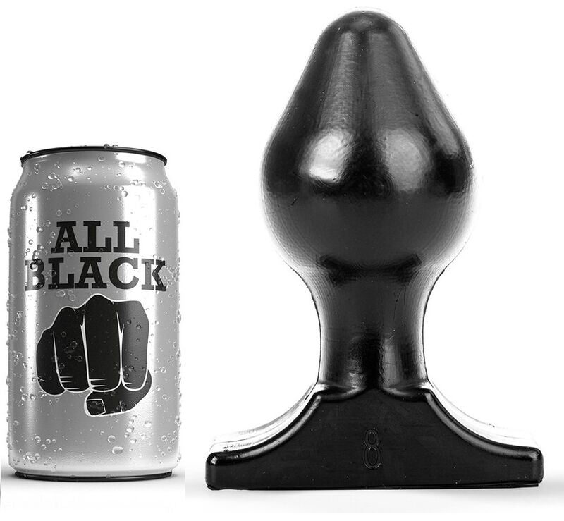 Enjoy the slow, satisfying expansion of the All Black Anal Plug Toy. Soft, flexible, and hypoallergenic. Compatible with water and silicone-based lubricants.1